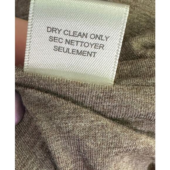 Rebecca Taylor taupe long sleeves knit dress size Medium - Picture 5 of 15